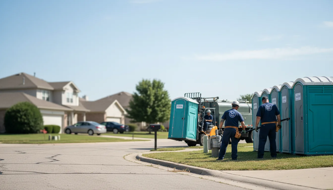 Porta Potty Rental in Glenpool, OK near me